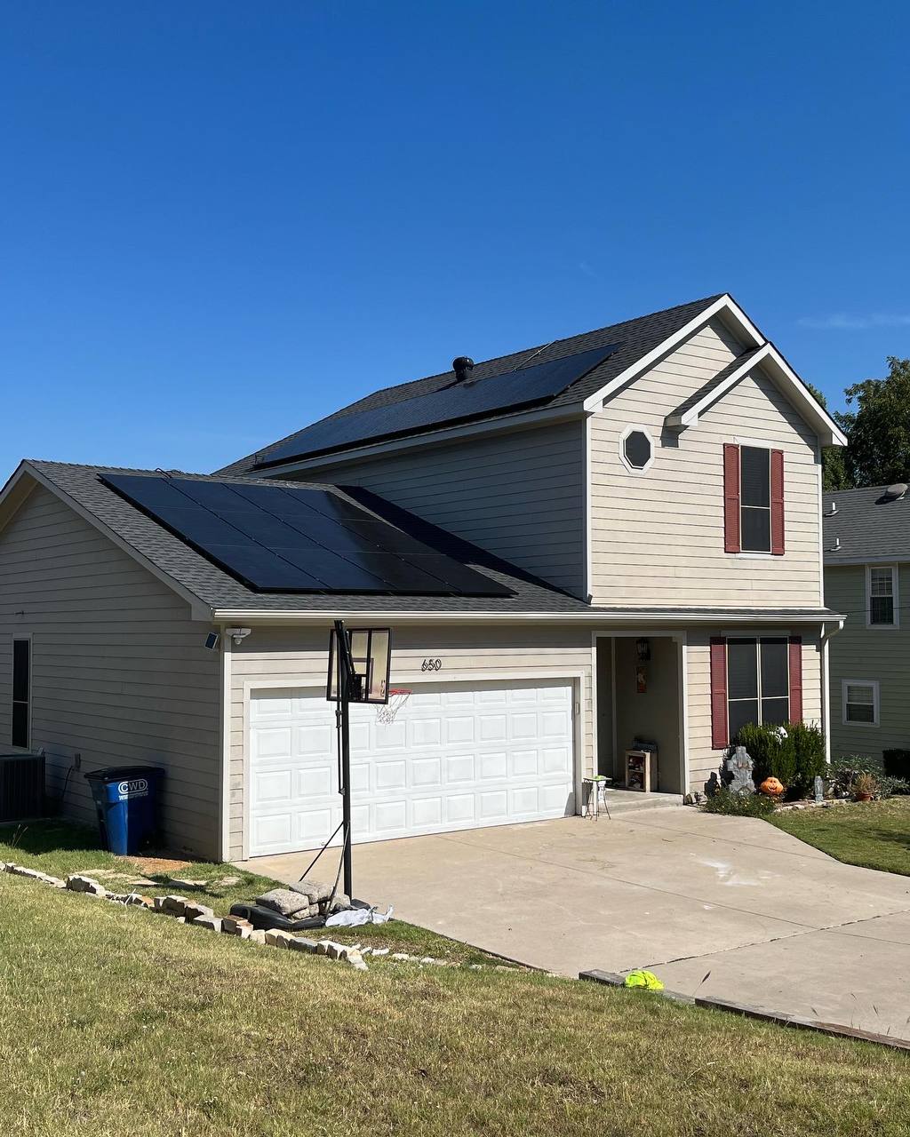 Solar panel installation for federal tax credit